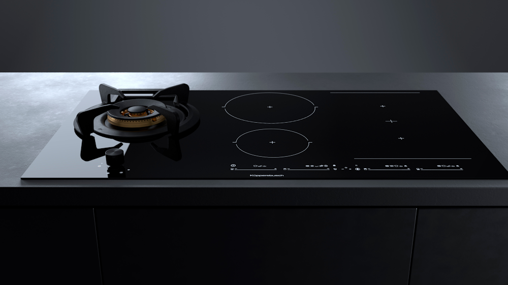 Газовая варочная панель с индукцией Kuppersbusch KIG 9850.0 SR-E5