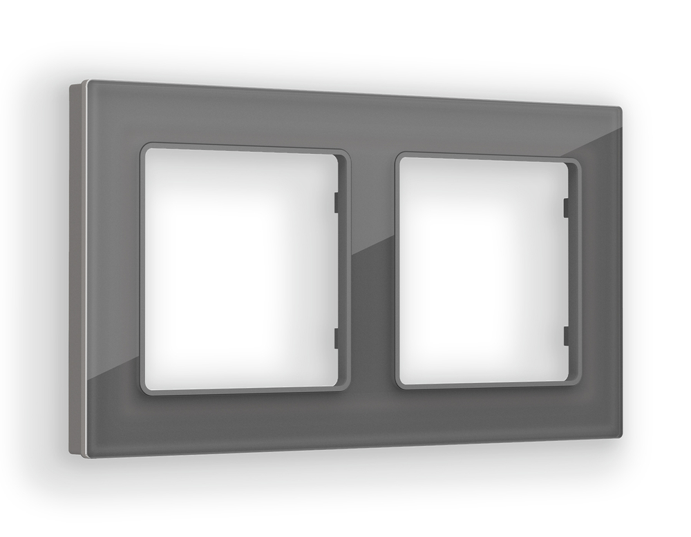AF330652 Рамка ALFA Platos (Антрацит серый Стекло органическое) 2-ая