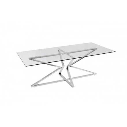 13RX3012-SILVER-Стол журнальный 120*60*43см