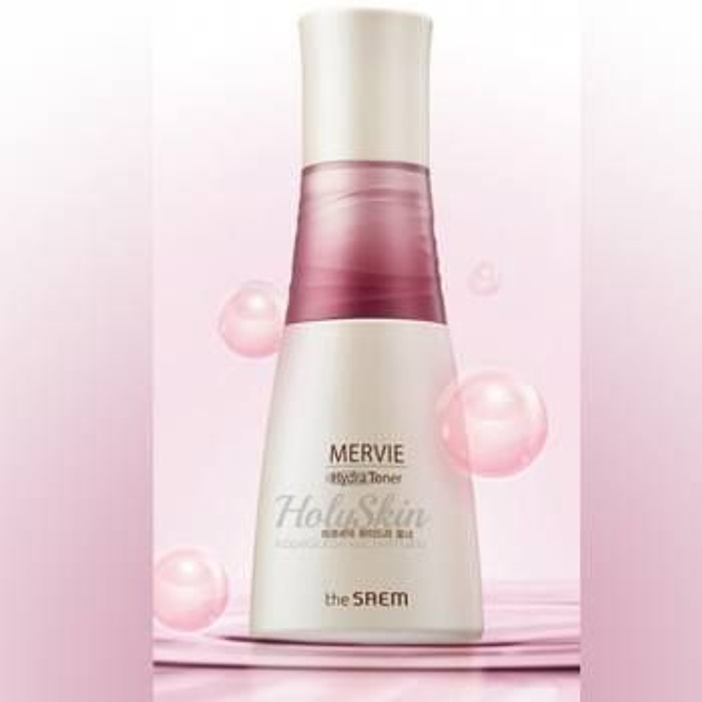 The Saem Mervie Hydra Toner увлажняющий тонер с розовым планктоном