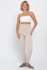 Лосины в рубчик утепленные НЬЮ (бежевые) Б14974-7М LT Collection