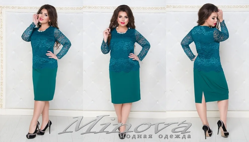 Платье 251 (зеленый) Minova