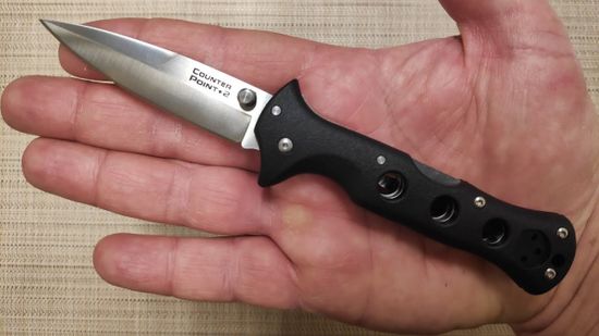Складной нож Cold Steel "Counter Point 2" 440C c клинком из стали 440C, рукоять Grivory (Griv-Ex)