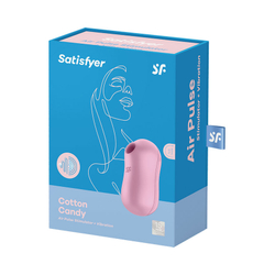 Вакуумно-волновой стимулятор с вибрацией Satisfyer Cotton Candy, лиловый