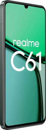 Смартфон realme C61 6/128 ГБ, Dual nano SIM, Ростест, темно-зеленый