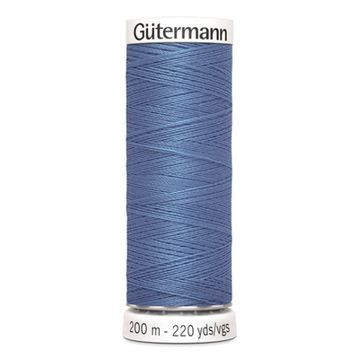 01 Нить Sew-All 100/200 м для всех материалов, 100% полиэстер Gutermann 748277 (965 дымчато серо-голубой)