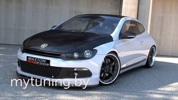 Сплитер переднего бампера R LINE для VW Scirocco III