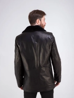 Дубленка мужская натуральная с мехом куртка зимняя Турция