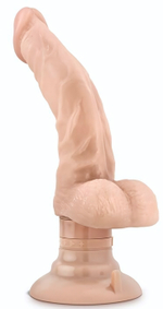 Телесный мультискоростной реалистичный вибратор The Boss Man - 26,7 см. (Цвет: телесный)