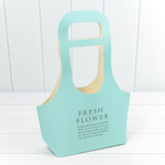 Пакет подарочный 22х40х10см Ваза для цветов "Fresh Flower" (Голубой)