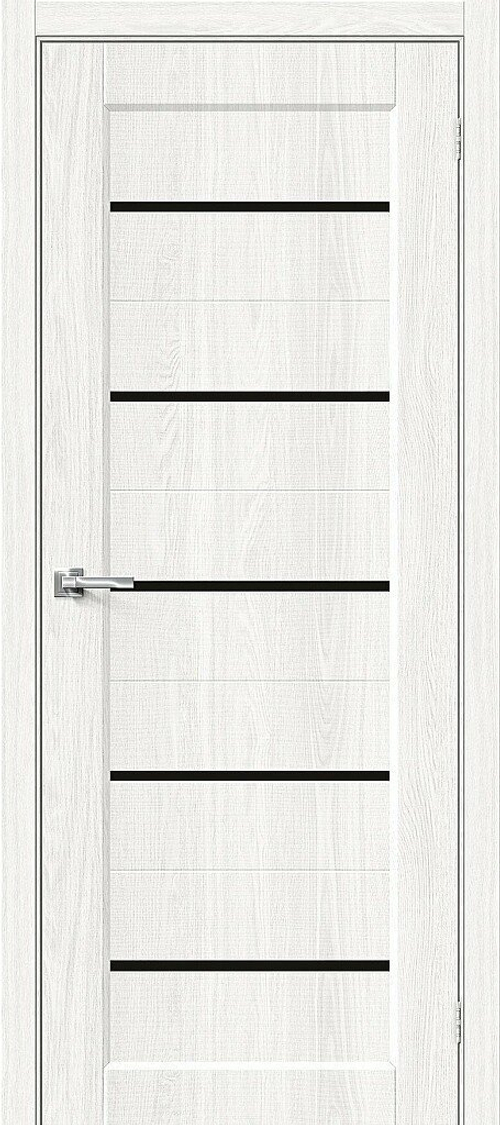 Дверь Мода-22 Black Line / Цвет White Dreamline / Двери Браво
