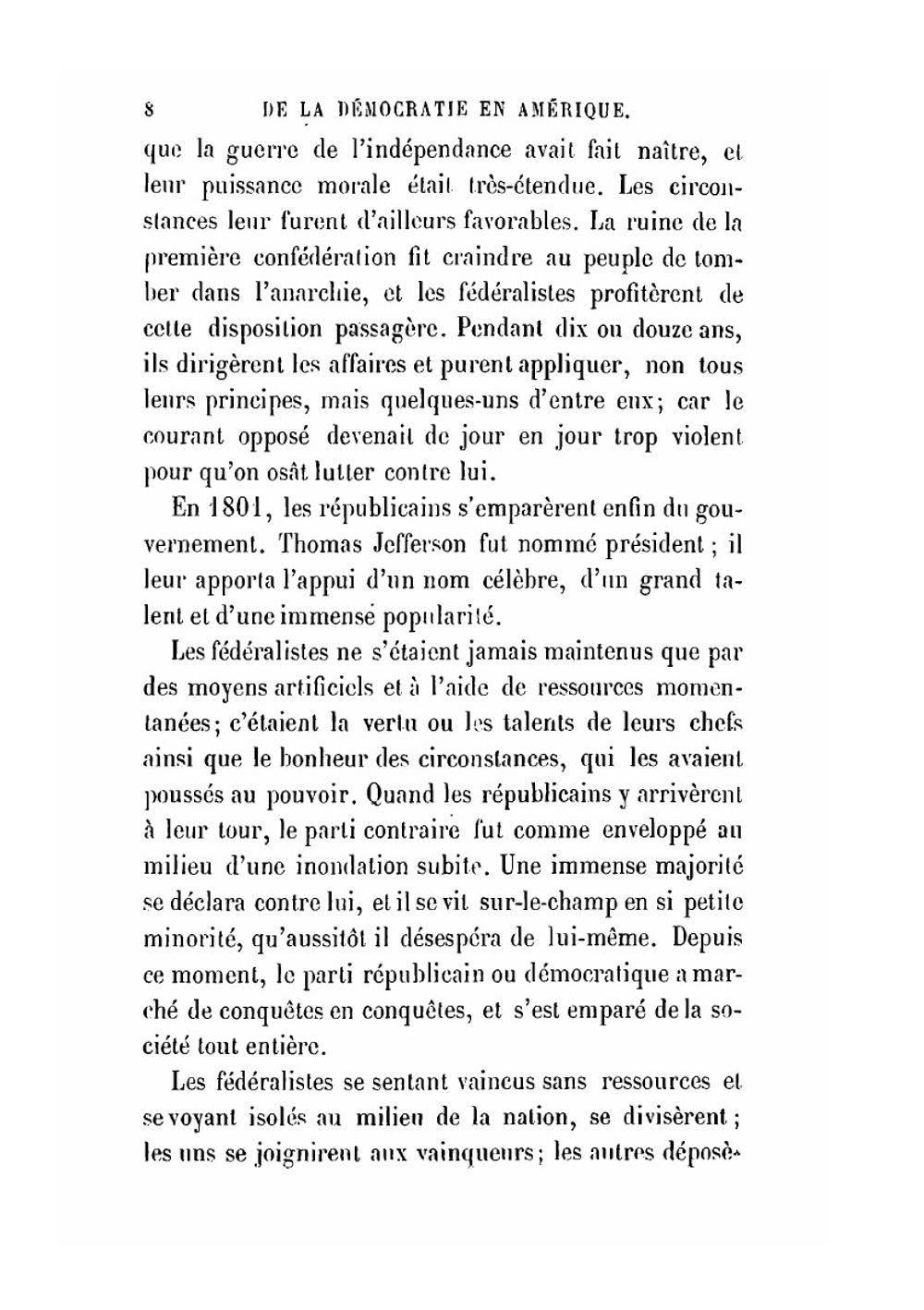 De la démocratie en Amérique. Tome 2 | Alexis de Tocqueville