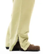 Брюки Bruler d'Amour Liberté d'expression лаймовые