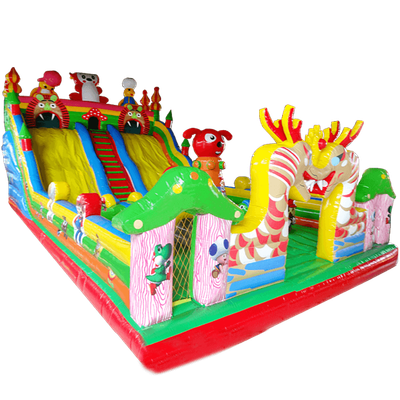 Коммерческий надувной батут "Драконы"