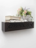 Полка настенная навесная 49*10*10 см