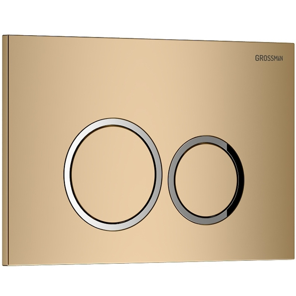 Клавиша смыва Grossman Galaxy 700.K31.01.310.310 Золото матовое