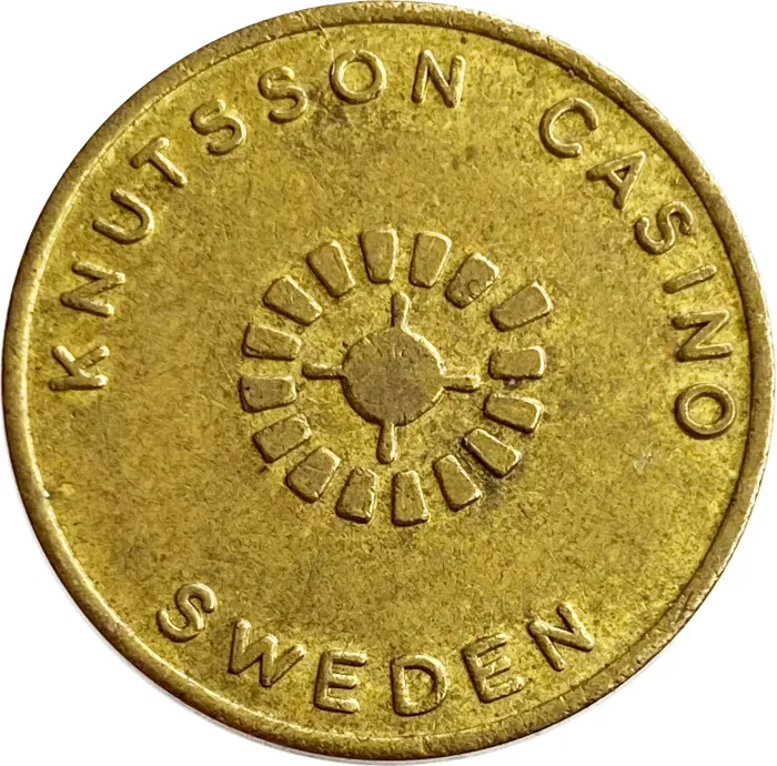 Игровой жетон казино «Knutsson Casino» Швеция