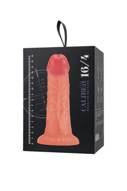 Фаллоимитатор реалистичный RealStick CALIBER, 16 см, Ø4