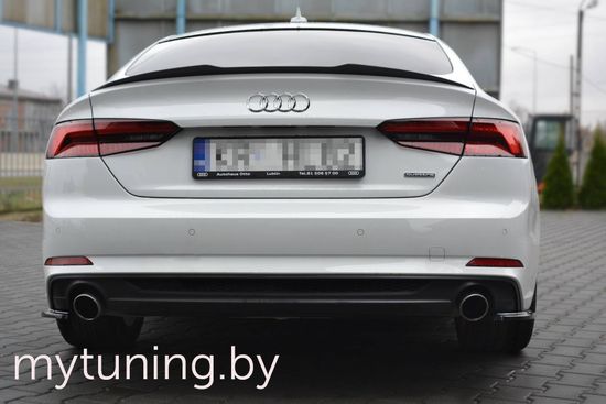 Сплиттеры бампера заднего боковые для AUDI A5 B9 Sportback S-Line (16-...)