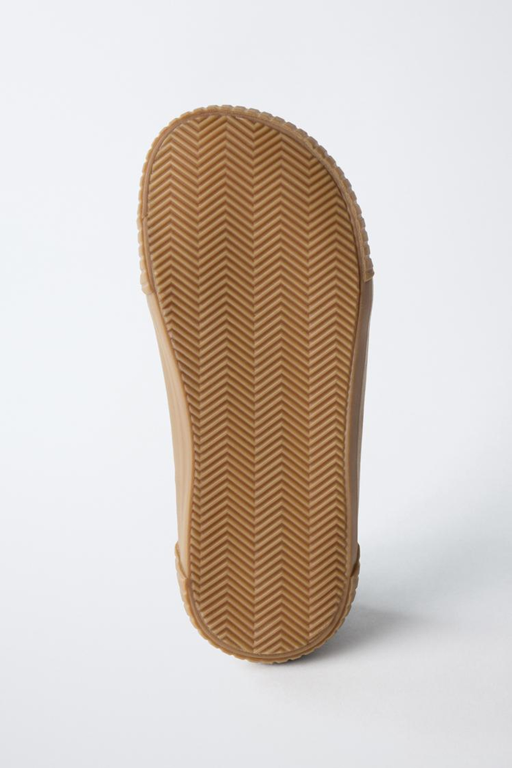 ZARA КОЖАНЫЕ КРОССОВКИ BAMBA BAREFOOT, КОРИЧНЕВЫЙ