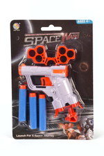 Пистолет с мягк.пулями 14см, блистер B3214