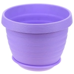 Горшок Толедо, D20, 3,0 л, лаванда с поддоном цветочный горшок