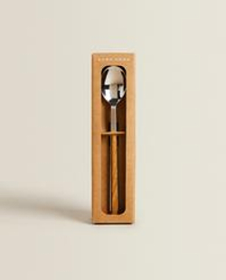 Zara Home набор столовых приборов из нержавеющей стали, цвет коричневый, 15 см