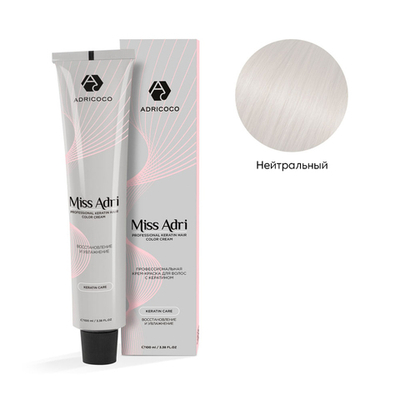 Крем-краска для волос ADRICOCO Miss Adri корректор Аммиачный 0/00A 100 мл