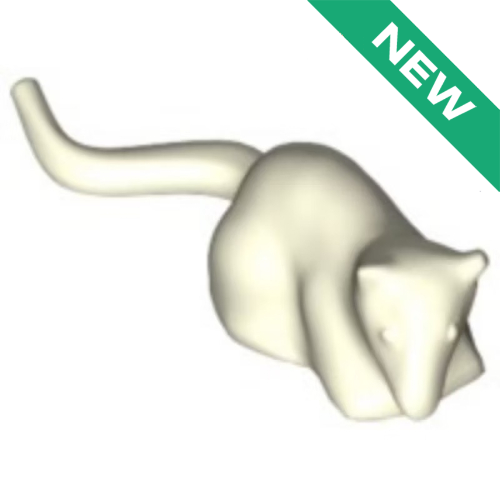 NEW Крыса (Светится в Темноте) 40234 Glow In Dark White