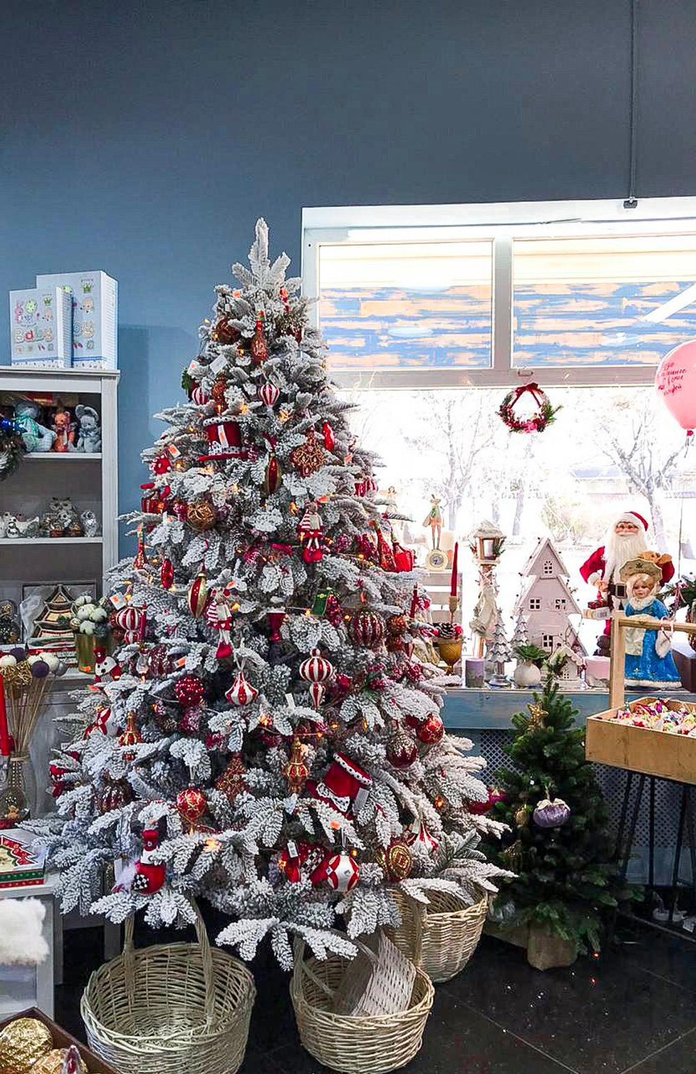 Ель искусственная заснеженная Альпийская