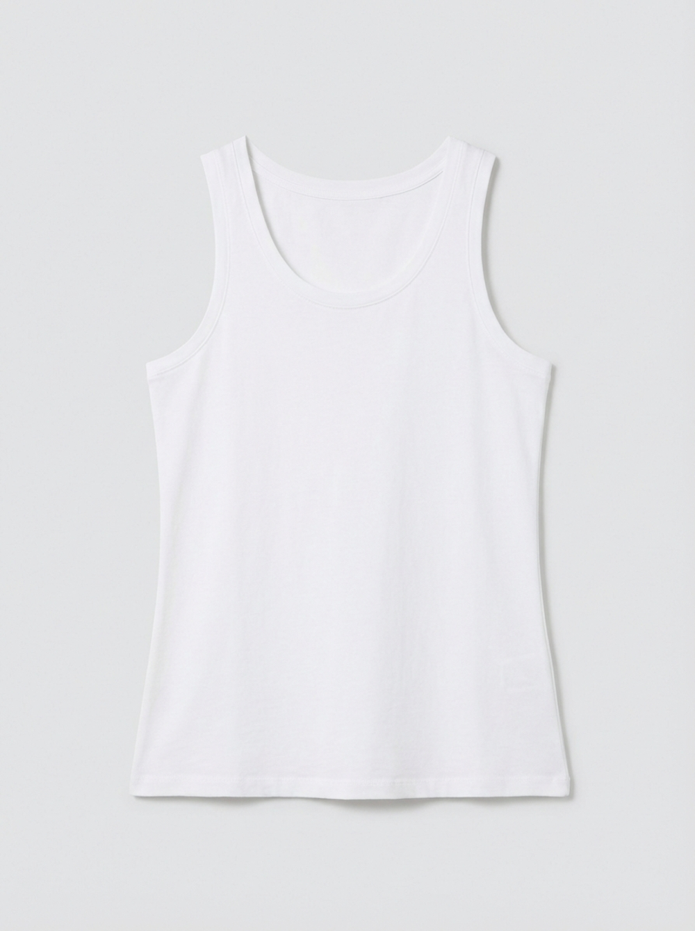 Удлинённый топ из хлопка-слаб