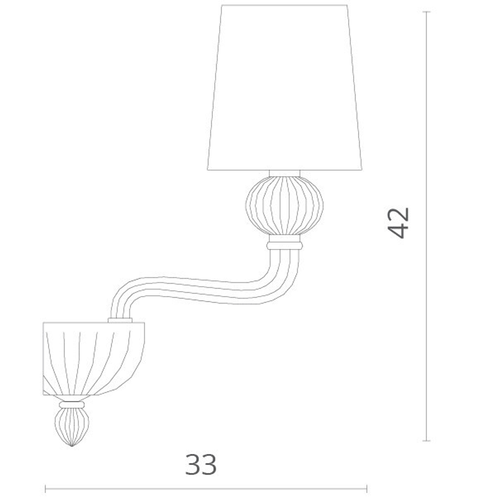 Бра Divinare 1154/01 AP-1