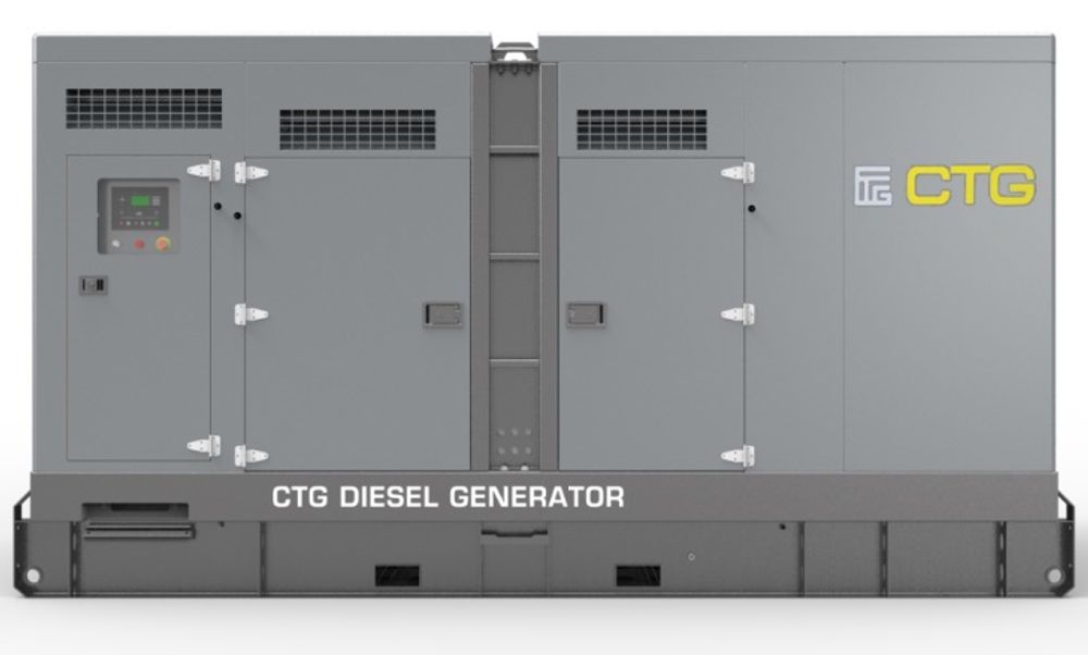 Дизельный генератор CTG 88C в кожухе с АВР