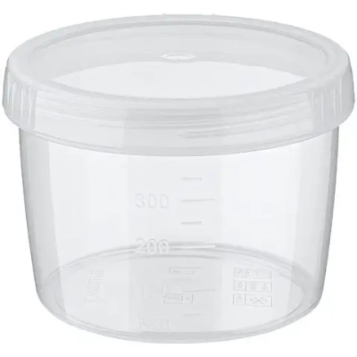 Банка для продуктов пластиковая 0,5л низкая «Твист»