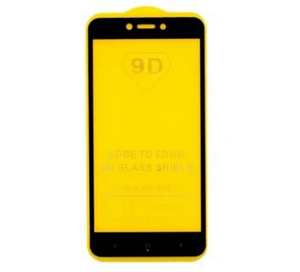 Защитное стекло Xiaomi RedMi Note 5A (черный) 9D тех.упаковка