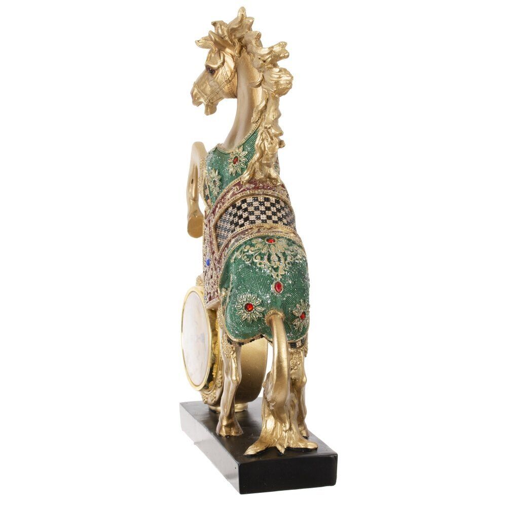 GAEM Фигурка декоративная "Лошадь" с часами (AAx1,н.п.), L22,5 W7 H33 см