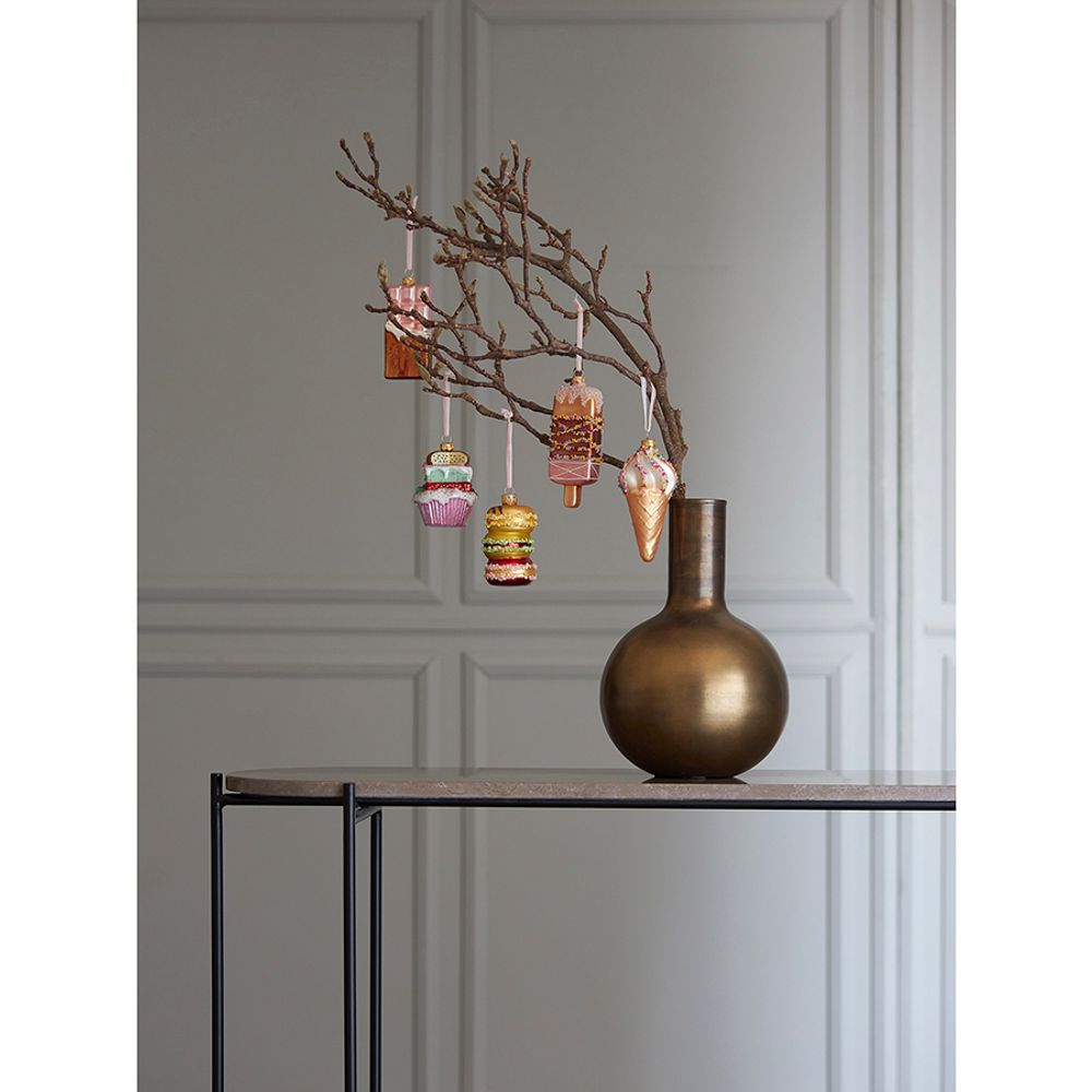 Набор ёлочных украшений Glimmer selection из коллекции New Year Essential, 5 шт.