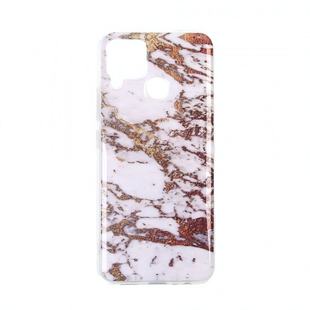 Чехол для Realme C15 Мрамор, ТПУ, 012726