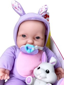 Кукла BERENGUER мягконабивная в костюме Зайчика 30см (35300A)