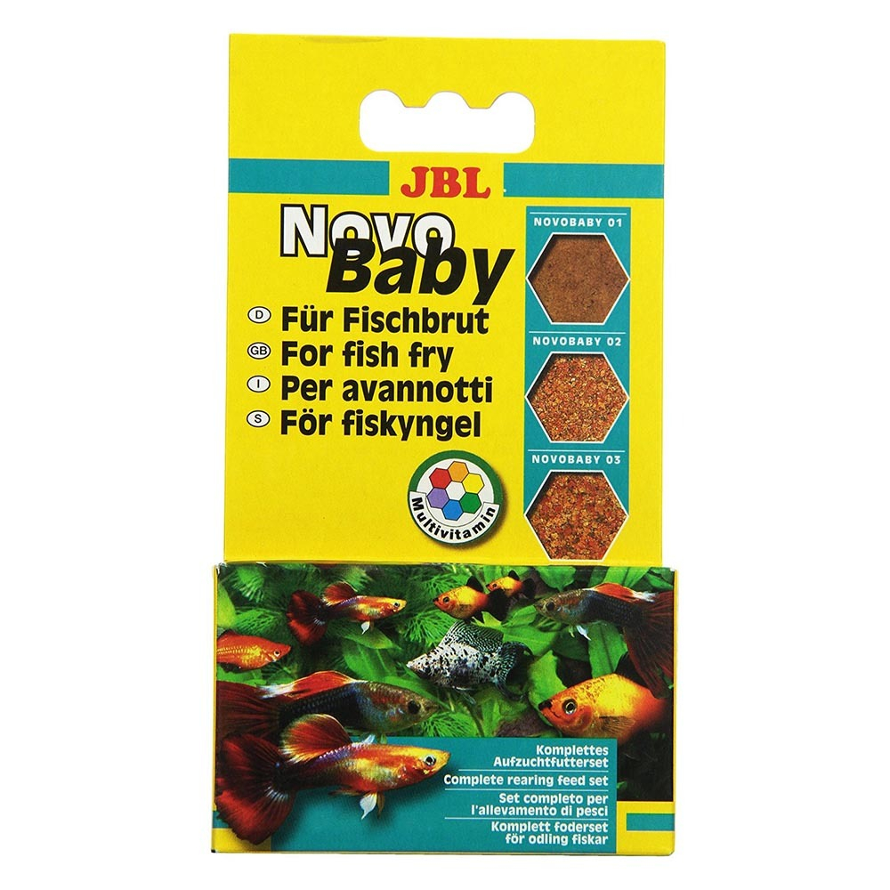 JBL NovoBaby 3x10мл - корм (три вида) для мальков