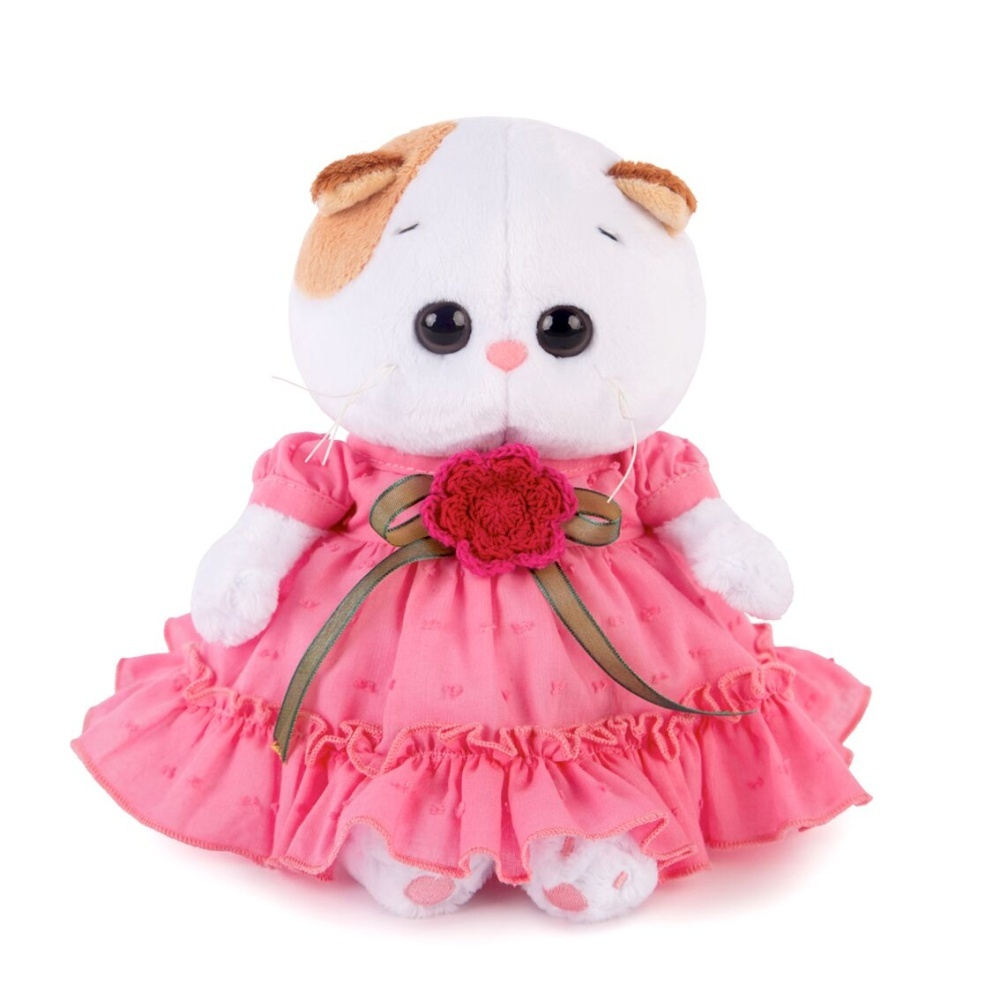 Кошечка Ли-Ли BABY в платье с цветочком LB-013