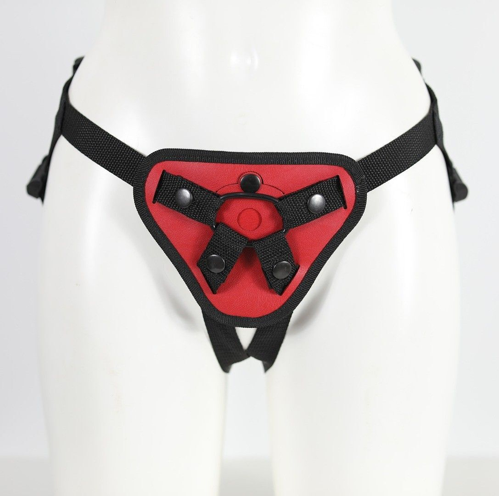 Трусики для страпона LOVETOY, 2 типа фиксации, красные