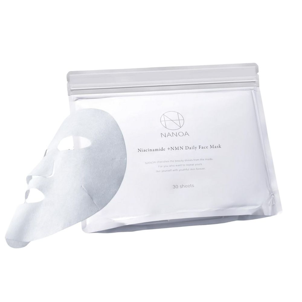 Набор тканевых масок с NMN на каждый день NANOA Niacinamide + NMN Daily Face Mask