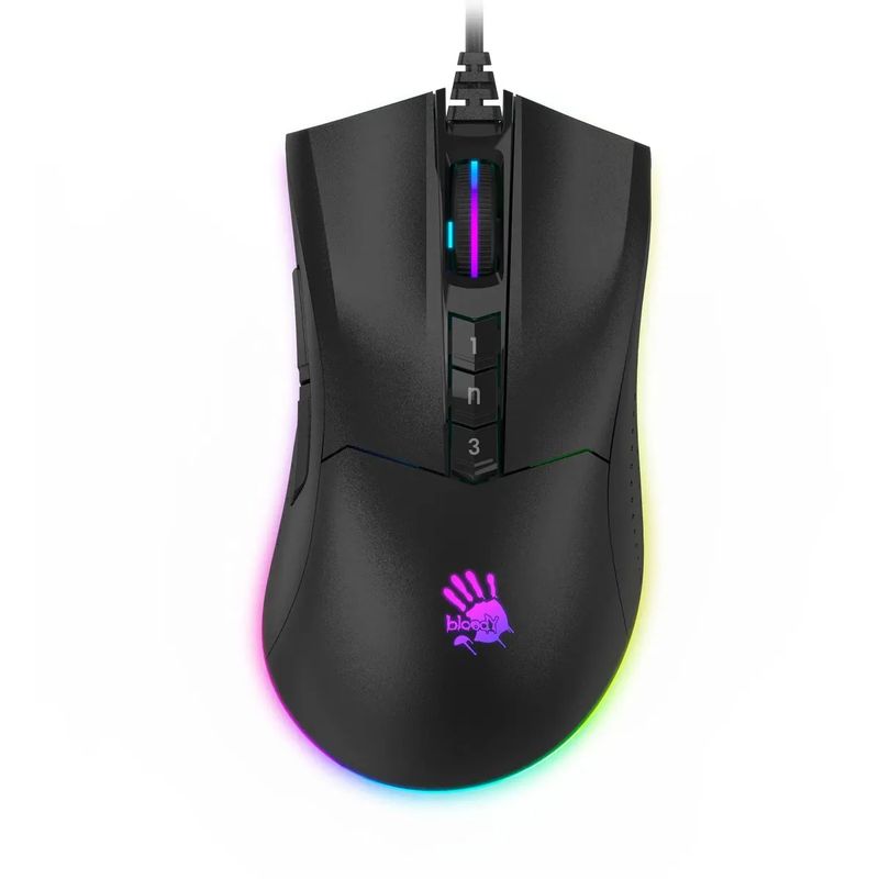 Мышь USB A4Tech P90s черный