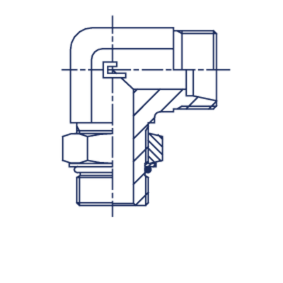 Штуцер FRA90 DS16 UNF7/8" (корпус)