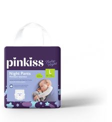 Uşaq bezi \ Подгузники \ Diapers Pinkiss Premium Night L, 9-15 kq, 22 ədəd