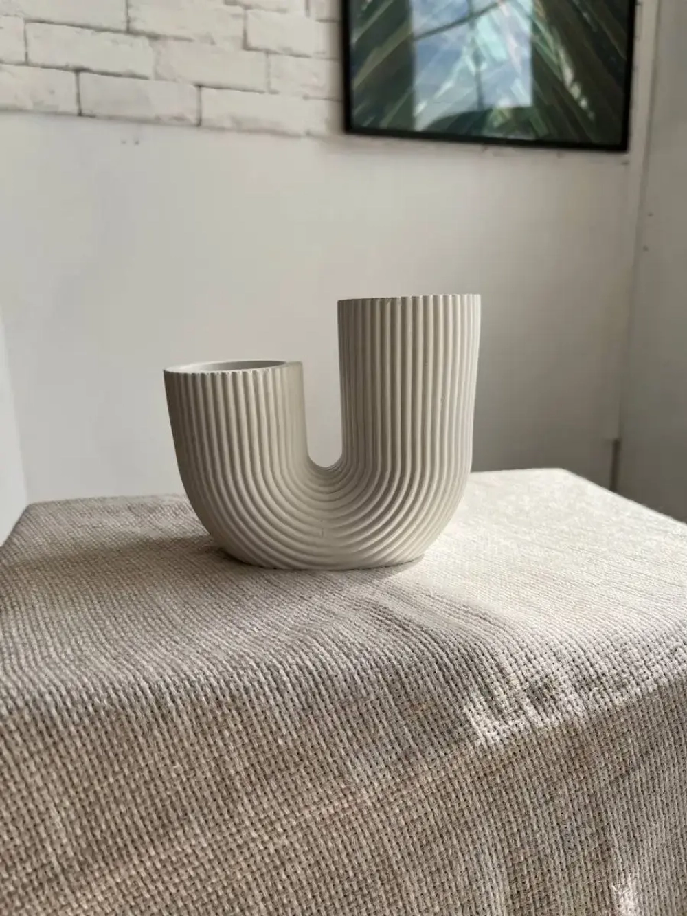 Ваза для цветов "Вермишель" Кашпо для дома Скульптура