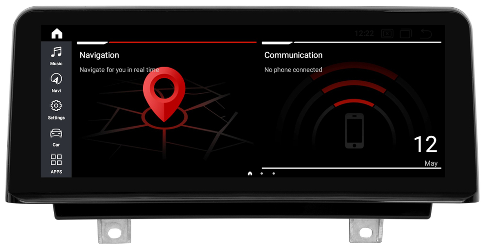 Магнитола для BMW 3-серия F30 2012-2016, 4-серия F36, F32 NBT - Radiola RDL-6213 монитор 10.25" на Android 13, 8Гб+128Гб, CarPlay, 4G SIM-слот