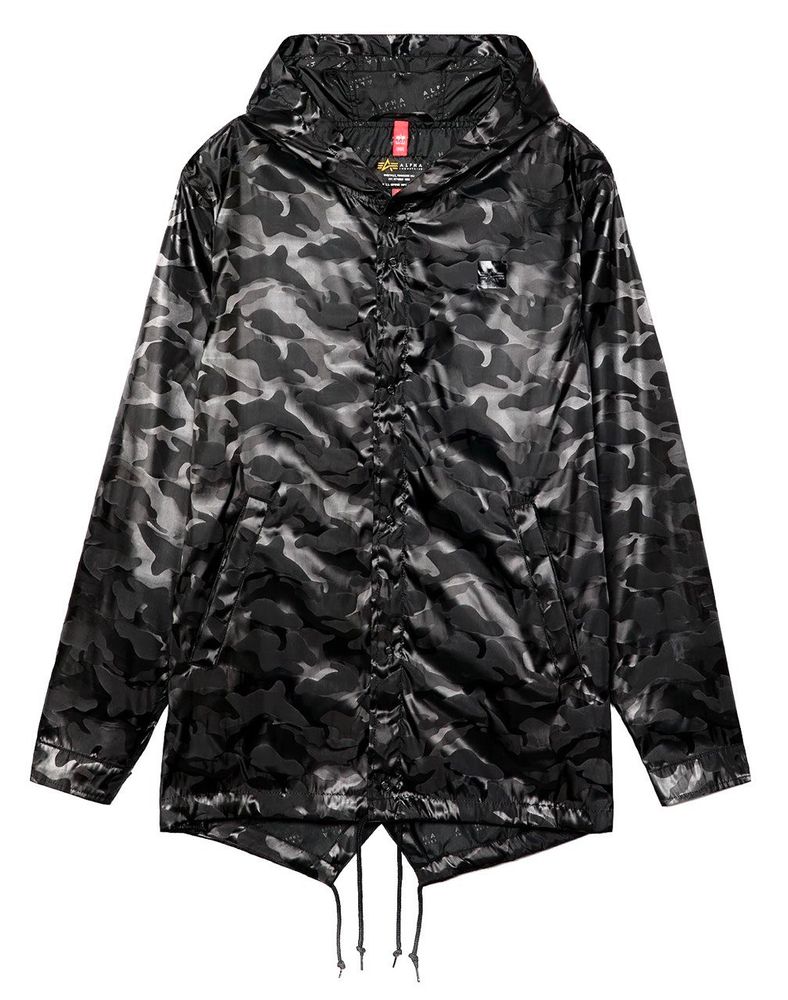 Куртка Alpha Industries L.O. Camo Fishtail Black