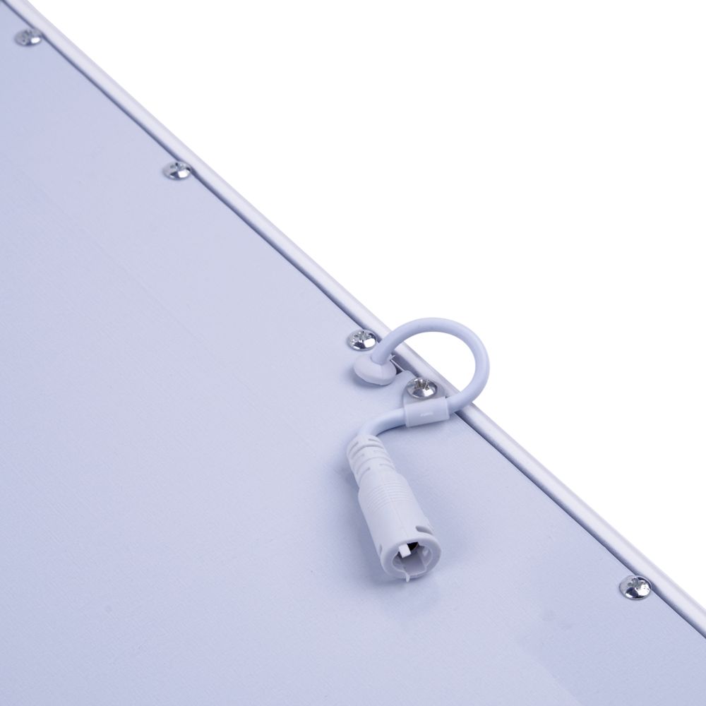 ULP-6060-42W-4000K EFFECTIVE WHITE Светильник светодиодный потолочный встраиваемый. Белый свет 4000K. Корпус белый. В комплекте с и-п. ТМ Uniel.